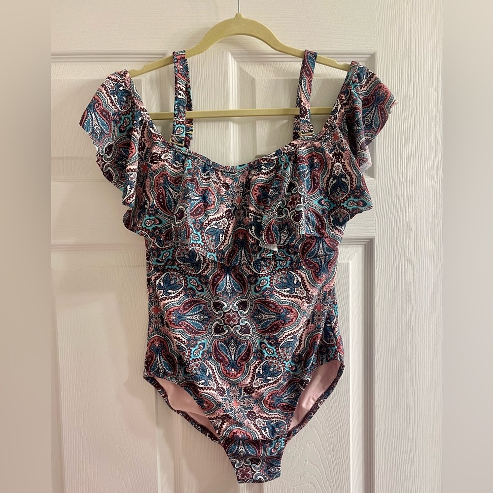 Beautiful Soul full coverage paisley swimsuit